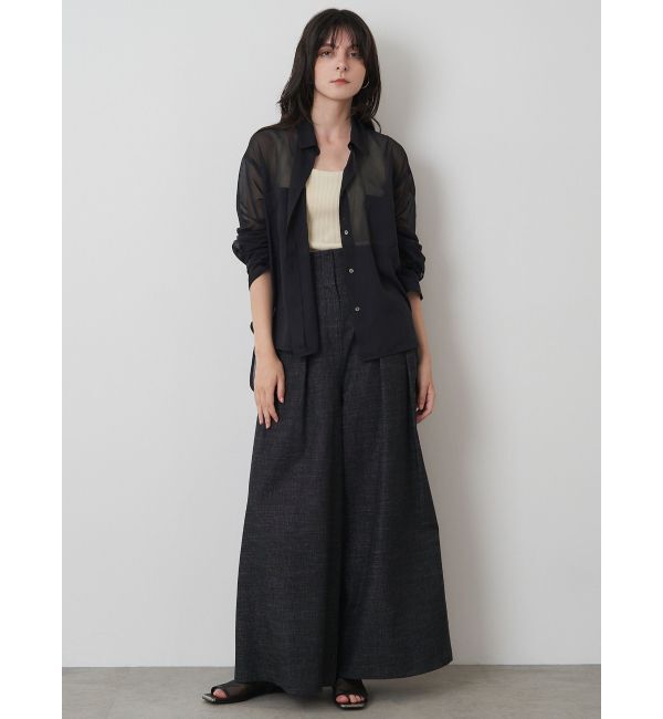 ELENDEEK「OVER SIZE SHEER SH」|シャツ・ブラウス|