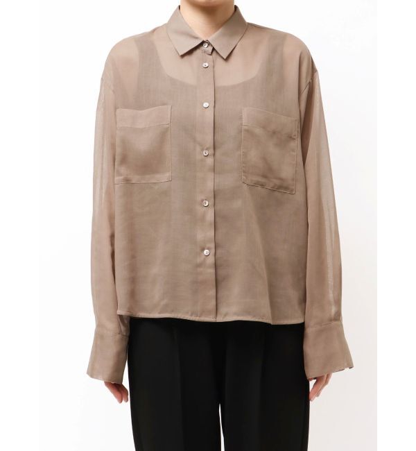 ELENDEEK「OVER SIZE SHEER SH」|シャツ・ブラウス|