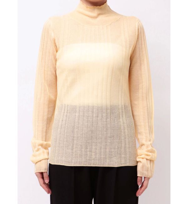ELENDEEK「HIGH NECK SHEER RIB KT」|ニット・セーター|