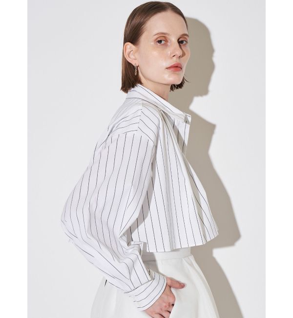 ELENDEEK「STRIPE LAYERED SHIRT」|シャツ・ブラウス|