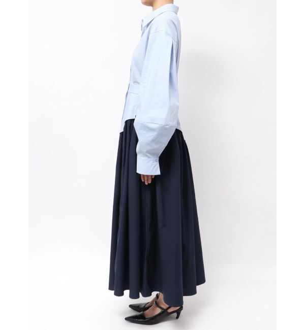 ELENDEEK「WAVE LINE TUCK OP」|ワンピース|