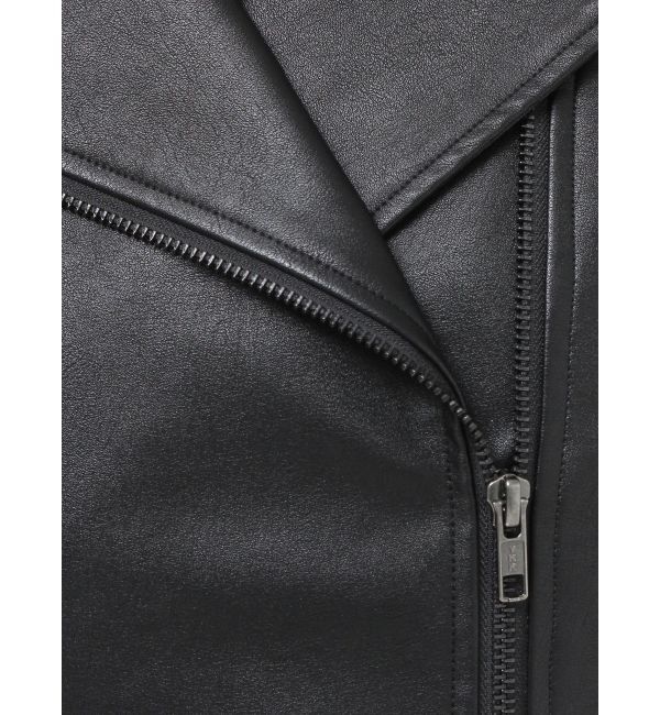 RESEXXY「フェイクレザーライダースジャケット」|ライダースジャケット|