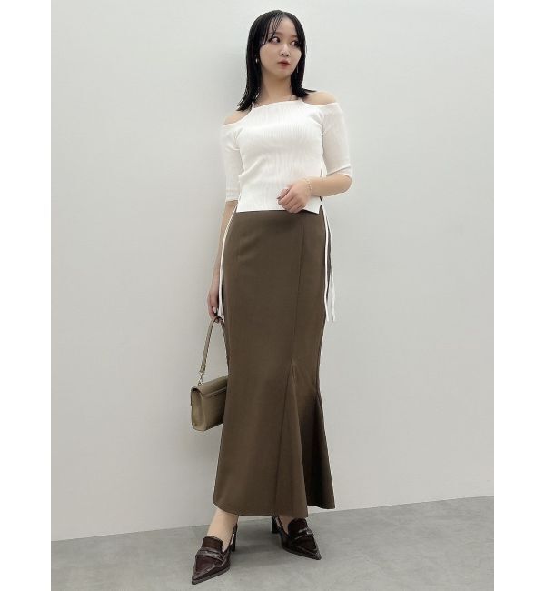 dazzlin「サイドクロスオープンボレロニット」|ニット・セーター|