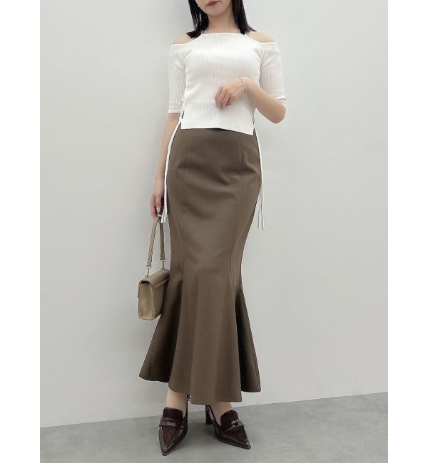 dazzlin「サイドクロスオープンボレロニット」|ニット・セーター|