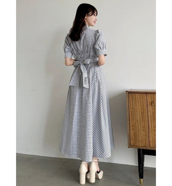 dazzlin「【POLO BCSコラボ/再生産】コルセットスウィッチングシャツワンピース」|ワンピース|