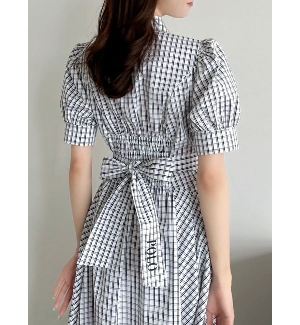 dazzlin「【POLO BCSコラボ/再生産】コルセットスウィッチングシャツワンピース」|ワンピース|