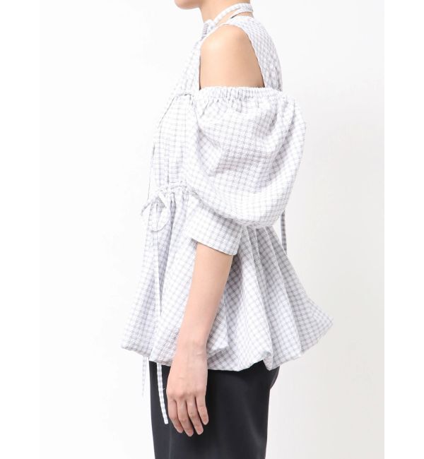 dazzlin「ギャザーバルーンペプラムブラウス」|シャツ・ブラウス|