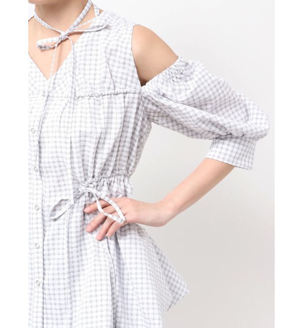 dazzlin「ギャザーバルーンペプラムブラウス」|シャツ・ブラウス|