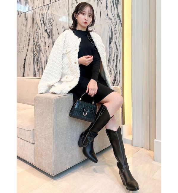 dazzlin「【20周年記念復刻！】ボアフレンチブルゾン」|ブルゾン・スタジャン|