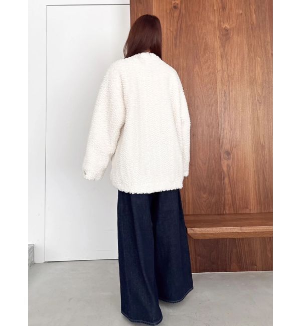 dazzlin「【20周年記念復刻！】ボアフレンチブルゾン」|ブルゾン・スタジャン|