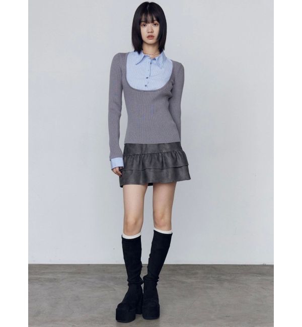 EMODA「バルキープランプフィットブーツ」|ロングブーツ|