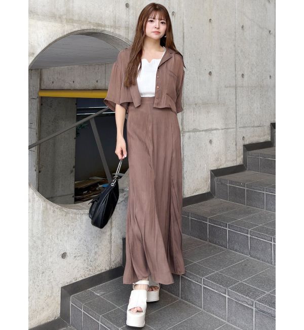 MURUA「シャイニーシアースカート」|スカート|