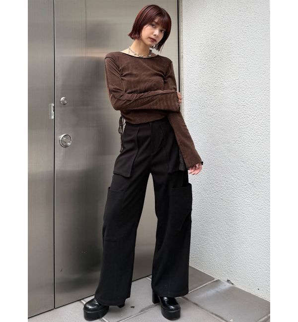 MURUA「フェイクレザースクエアブーツ」|ショートブーツ|