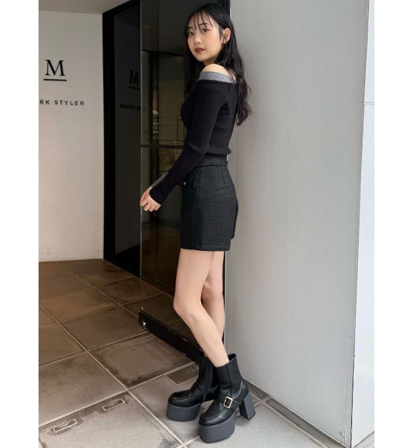 MURUA「ローファーライクベルトブーツ」|ショートブーツ|