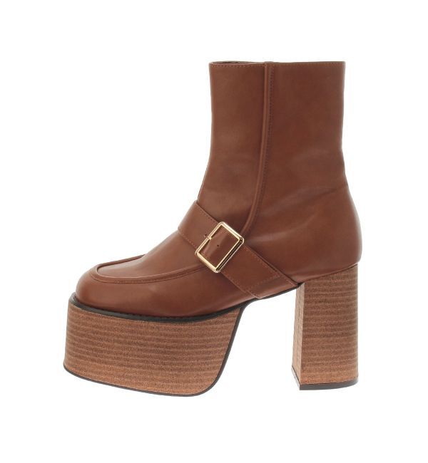 MURUA「ローファーライクベルトブーツ」|ショートブーツ|