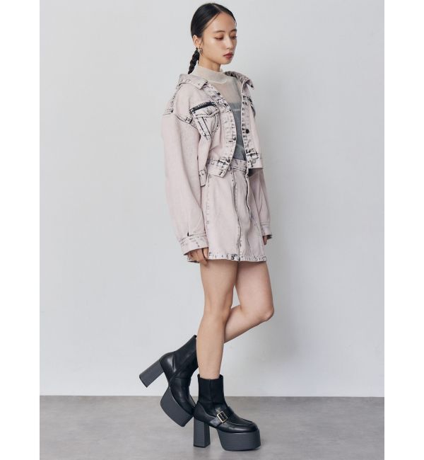 MURUA「ローファーライクベルトブーツ」|ショートブーツ|