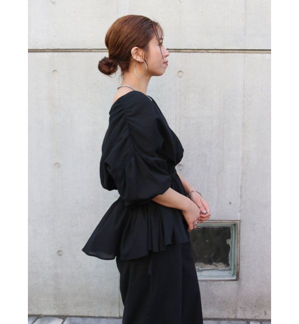 Ungrid「スリーブボリュームブラウス」|シャツ・ブラウス|