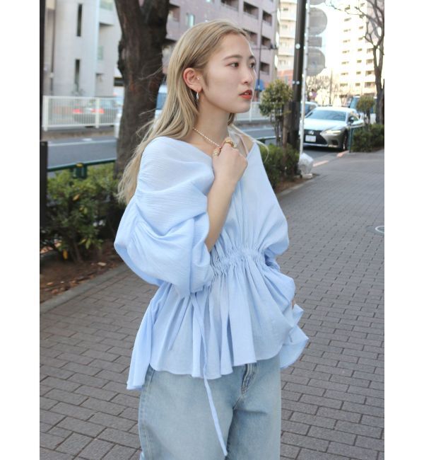 Ungrid「スリーブボリュームブラウス」|シャツ・ブラウス|