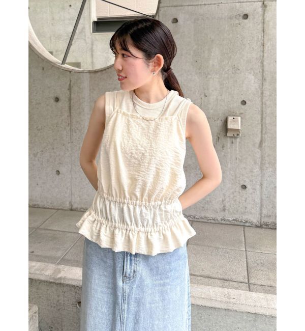 Ungrid「キャミレイヤードタンクトップ」|タンクトップ|