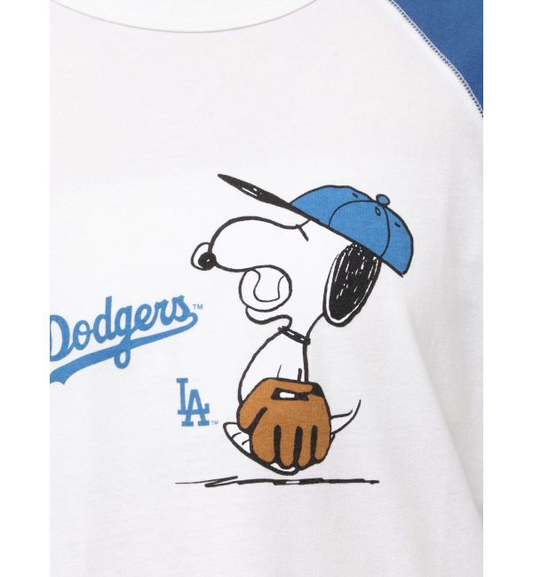 Ungrid「【MLB&times;PEANUTS】ラグランTee」|Tシャツ・カットソー|
