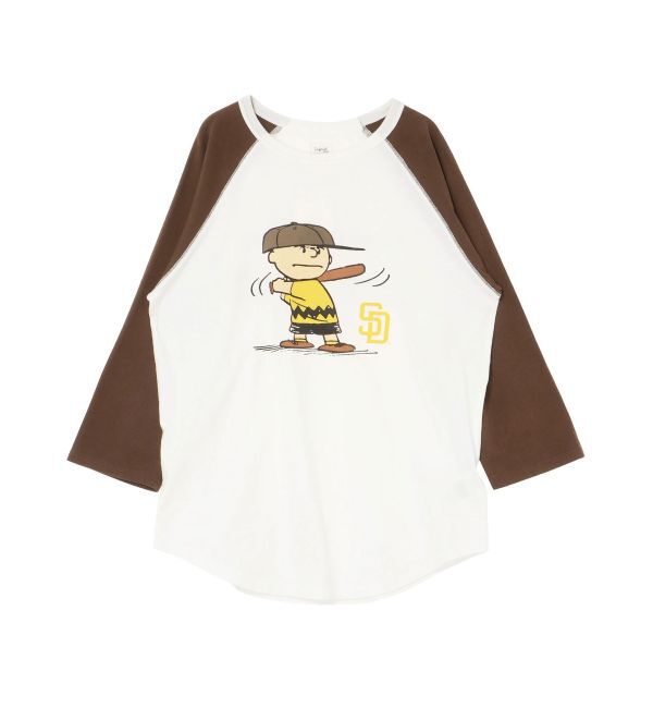 Ungrid「【MLB&times;PEANUTS】ラグランTee」|Tシャツ・カットソー|