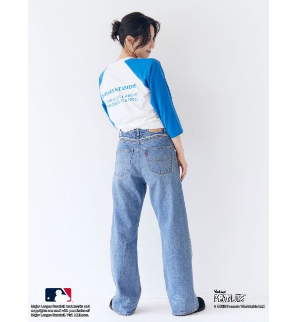 Ungrid「【MLB&times;PEANUTS】ラグランTee」|Tシャツ・カットソー|