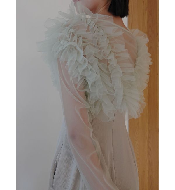 LAGUNAMOON「LADYチュールボレロキャミワンピース」|ワンピース|