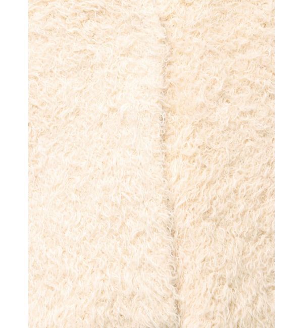 LAGUNAMOON「【WEB限定】ループヤーンセッケツニットブルゾン」|カーディガン|