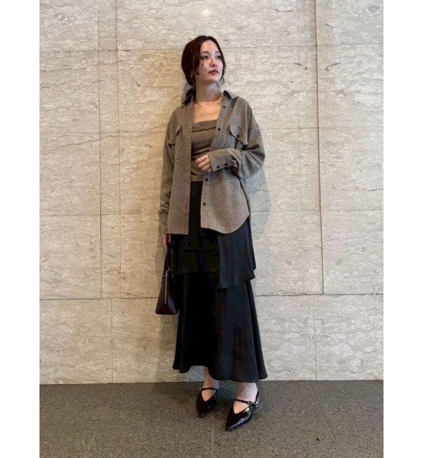 LAGUNAMOON「ヘムスリットティアードスカート」|スカート|