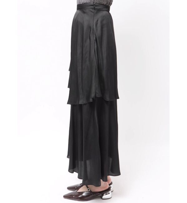 LAGUNAMOON「ヘムスリットティアードスカート」|スカート|