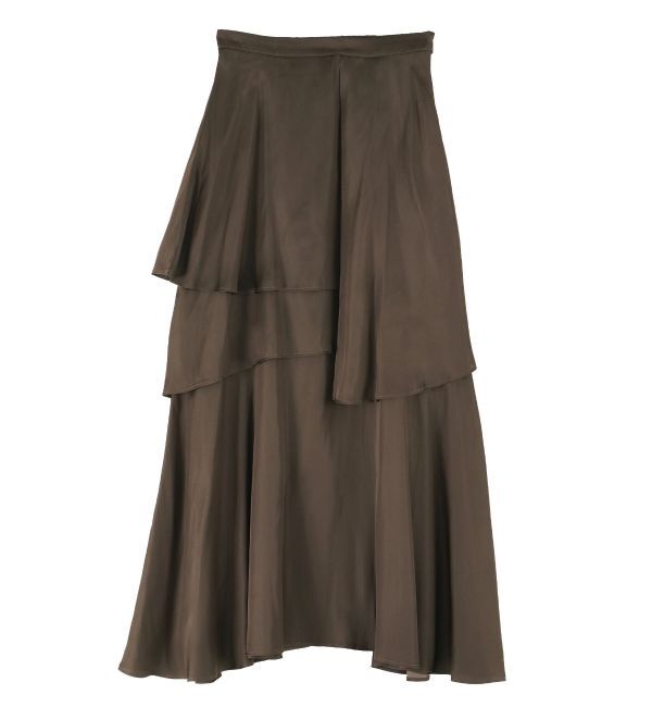 LAGUNAMOON「ヘムスリットティアードスカート」|スカート|