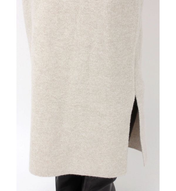 LAGUNAMOON「【REVIVAL】ケーブルビジューIラインニットワンピース」|ワンピース|