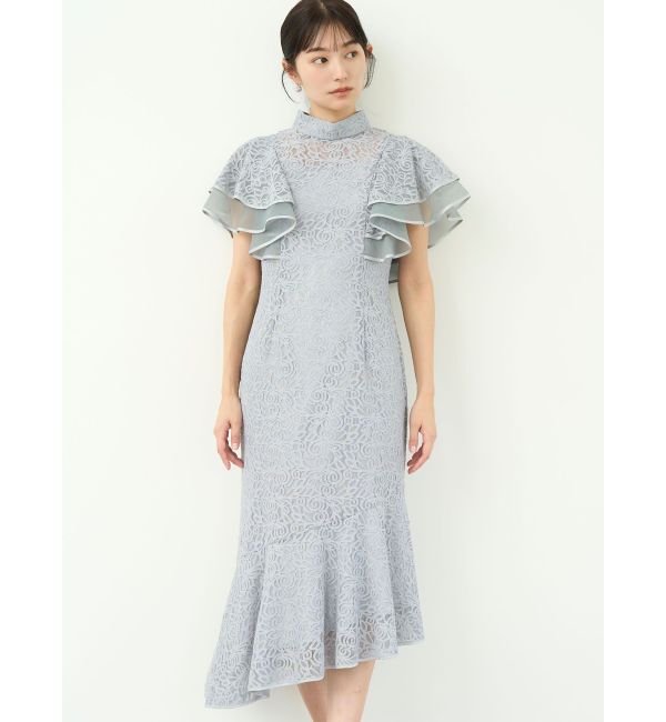 LAGUNAMOON「LADYレースマーメイドドレス」|ドレス|アイスブルー