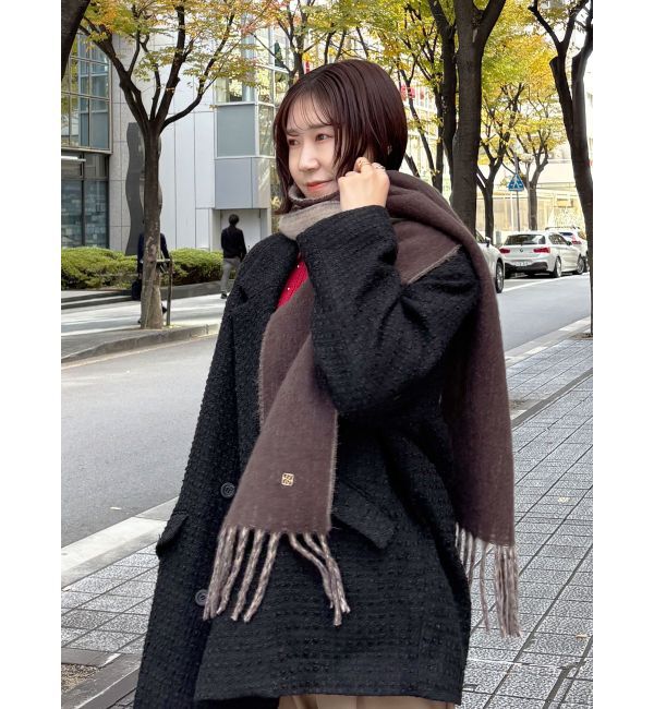 LAGUNAMOON「リバーシブルストール」|ストール|