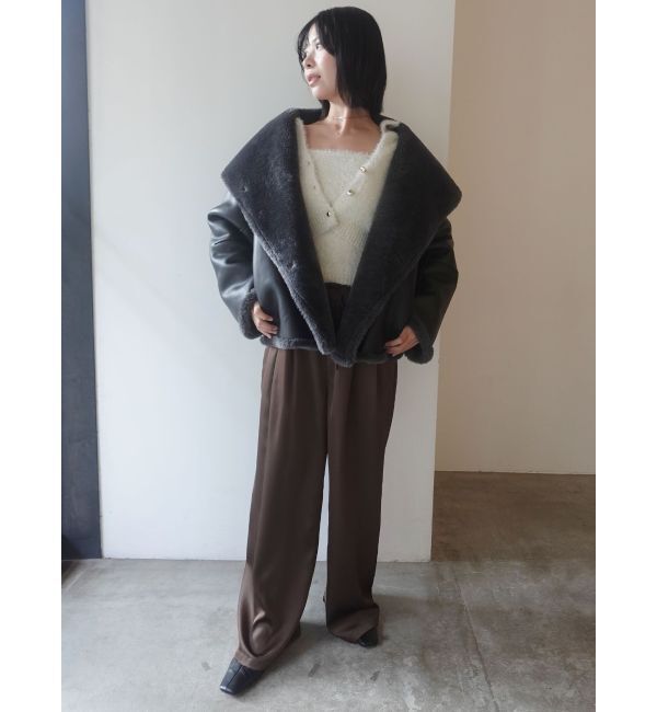 LAGUNAMOON「ヘアリーラメアンサンブル」|カーディガン|