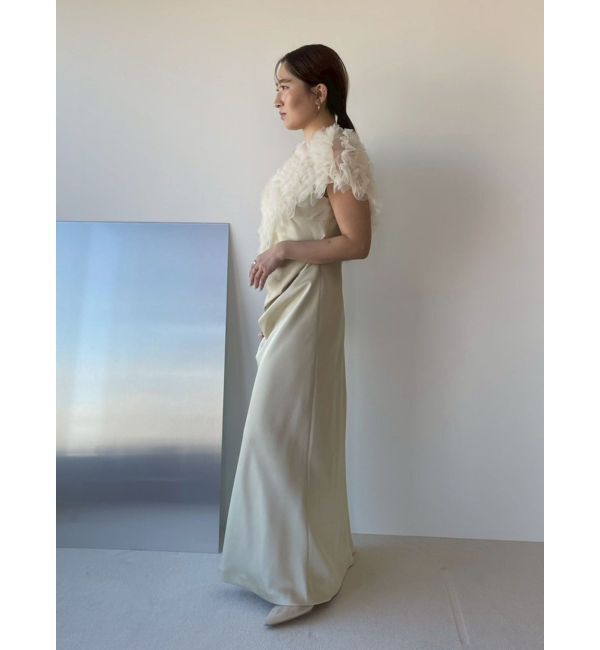 LAGUNAMOON「【ソンイさんコラボ】LADYチュールショールキャミドレス」|ドレス|