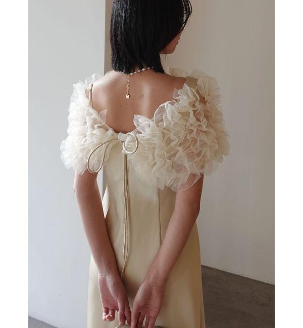 LAGUNAMOON「【ソンイさんコラボ】LADYチュールショールキャミドレス」|ドレス|