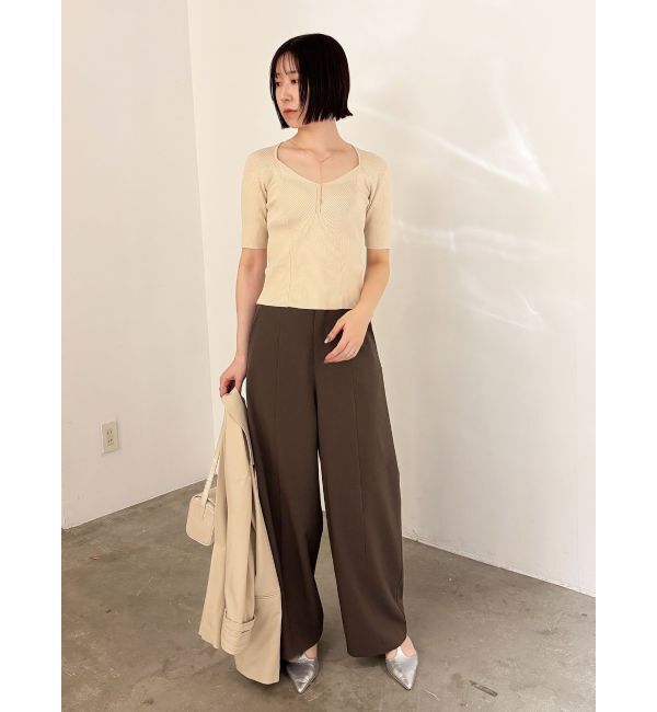 LAGUNAMOON「【UVカット】ラリエットニットプルオーバー」|ニット・セーター|