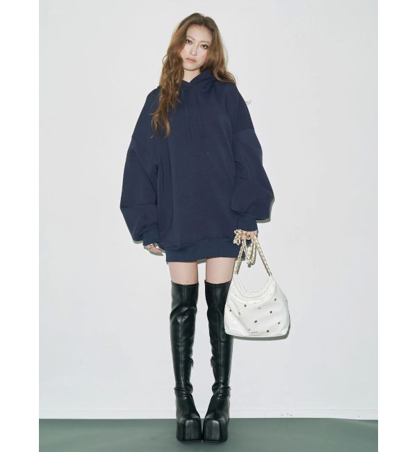 EVRIS「プラットフォームニーハイブーツ」|ロングブーツ|