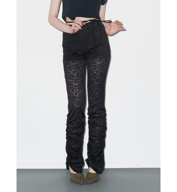 EVRIS「レースギャザーフレアレギンス」|その他|