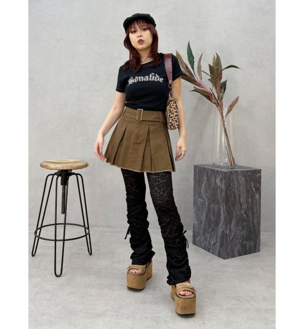 EVRIS「レースギャザーフレアレギンス」|その他|