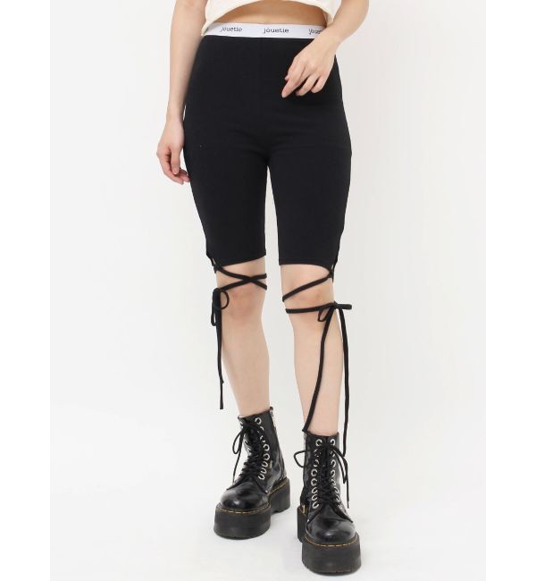jouetie「レースアップバイカーパンツ」|その他|