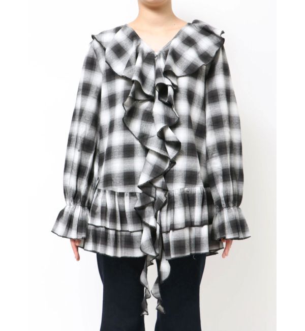 jouetie「ラッフルフリルネルチュニック」|ワンピース|