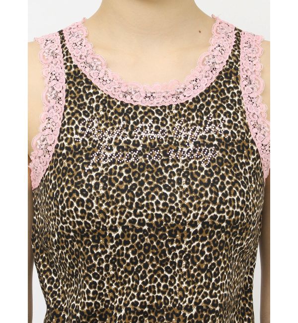 jouetie「レースラインストーンロゴタンクトップ」|Tシャツ・カットソー|