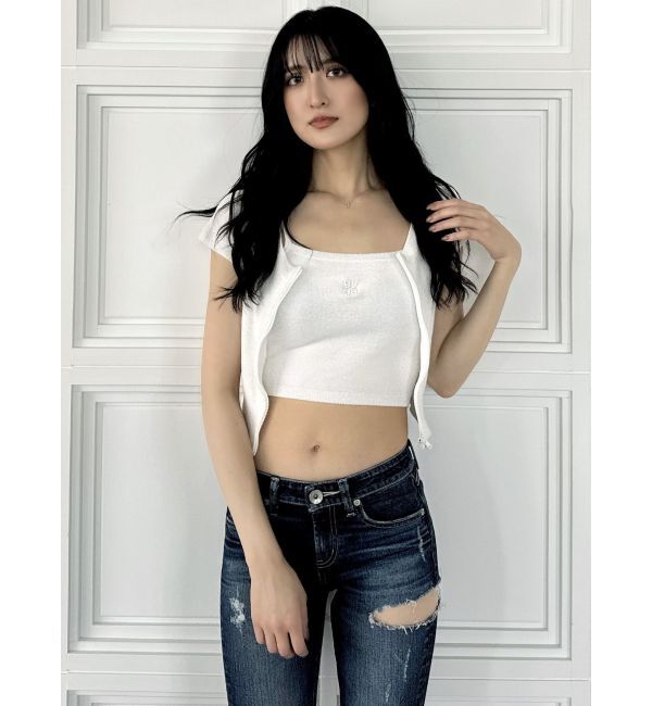 GYDA「Square gydaキャミアンサンブル」|カーディガン|