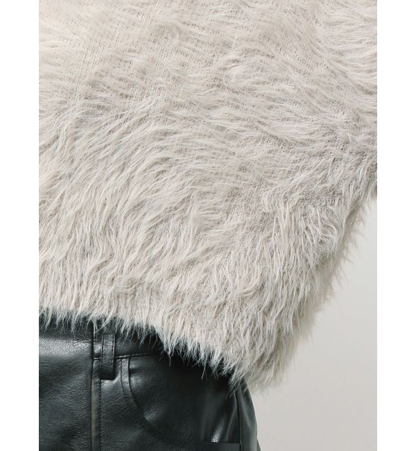 GYDA「シャギーショートLOOSEニットトップス」|ニット・セーター|