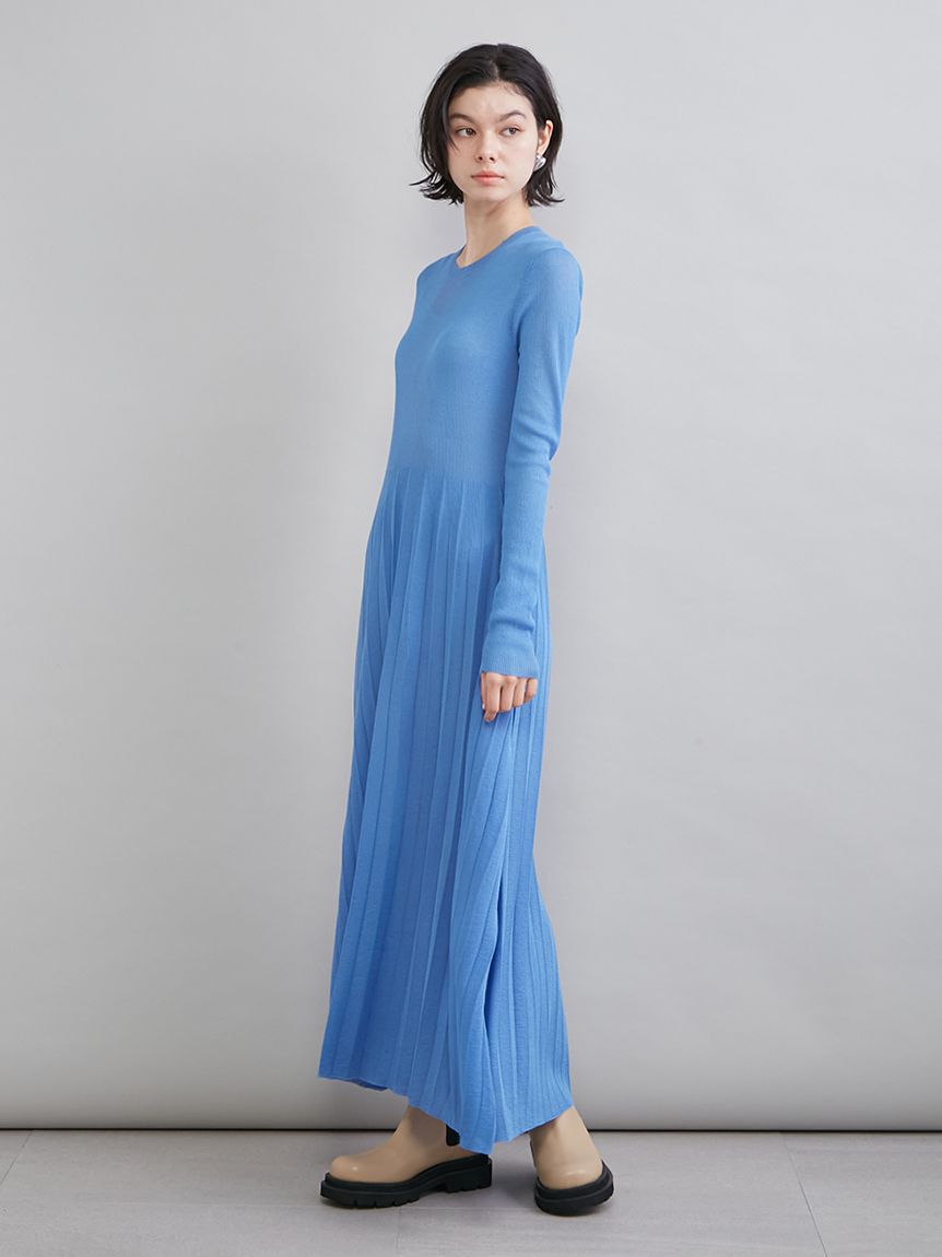 Mila Owen「シアーニットワンピース」|ワンピース|