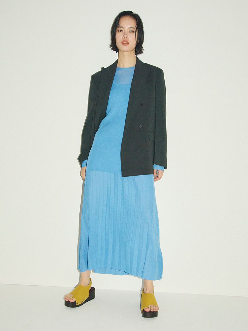 Mila Owen「シアーニットワンピース」|ワンピース|