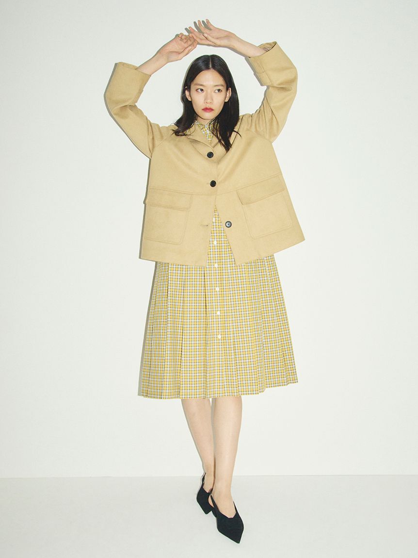 Mila Owen「プリーツシャツワンピース」|ワンピース|