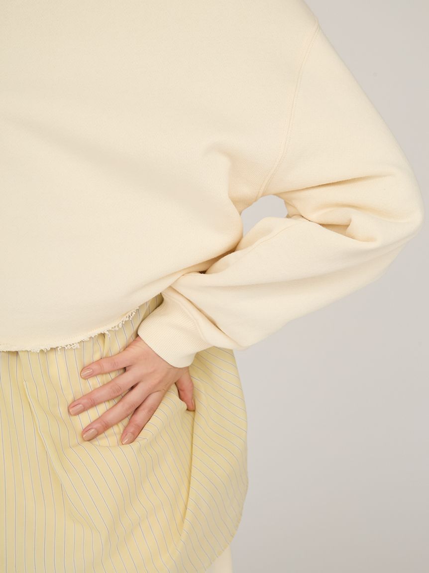 emmi atelier「エンブレムロゴスウェットトップス」|スウェット・ジャージ|